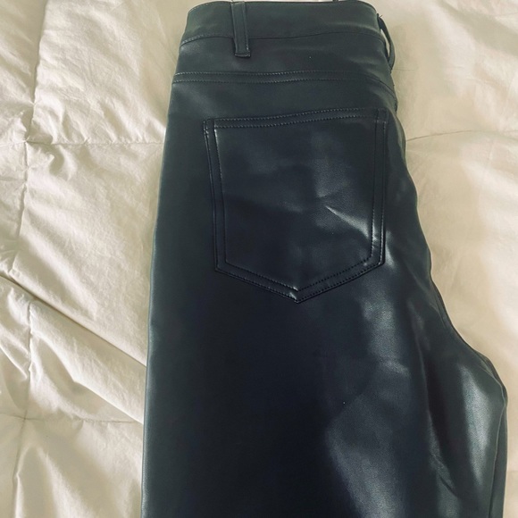 S O L D ***RW&Co Black Vegan Leather pants - Picture 2 of 7